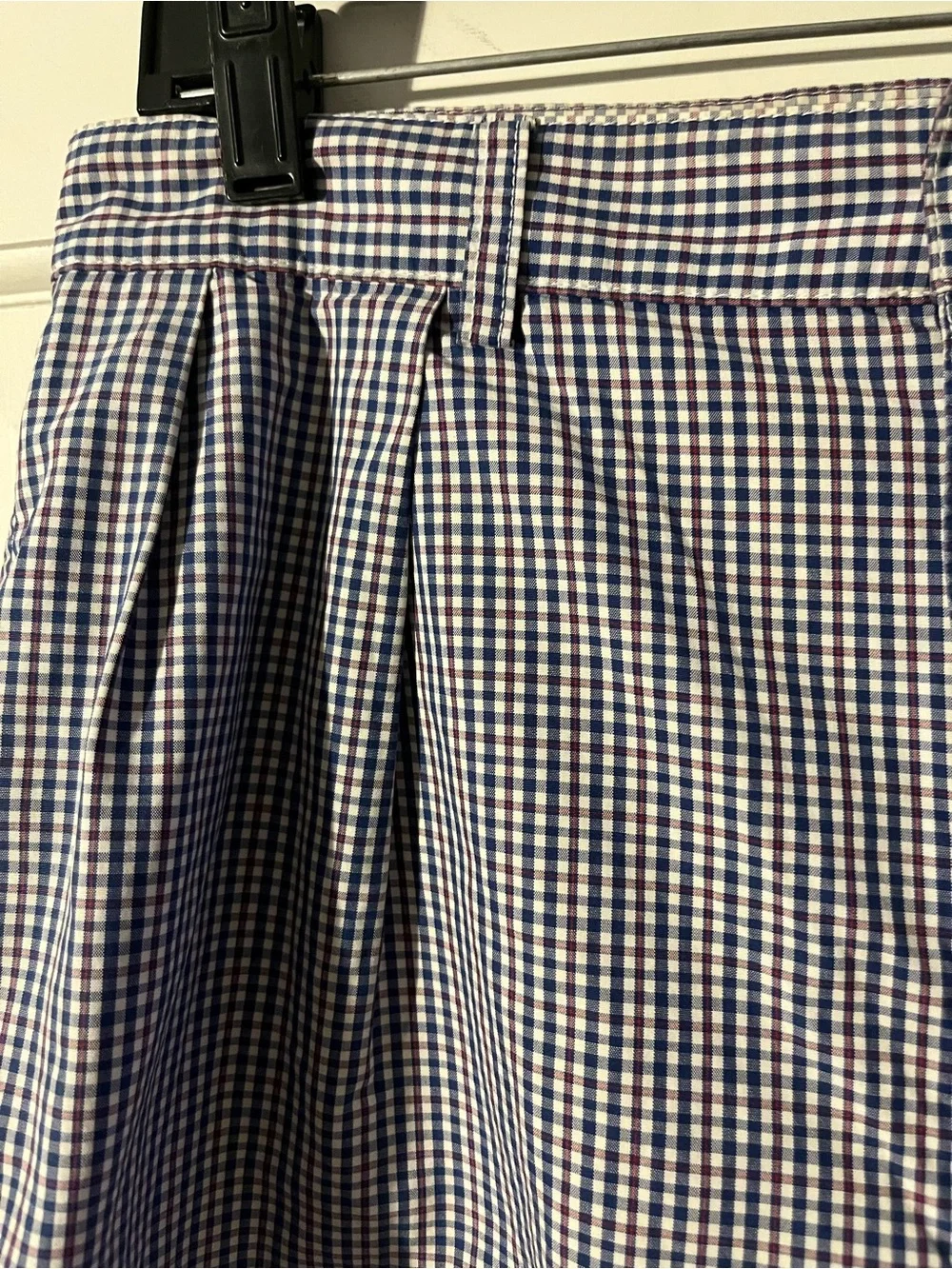 Polo Ralph Lauren Red, White And Blue Plaid Tyler Shorts Men’s Size 33